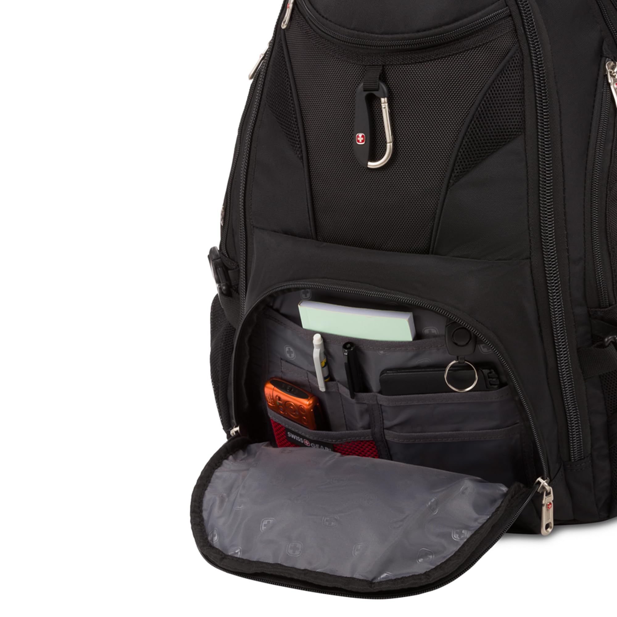 SWISSGEAR 1900 ScanSmart TSA Laptop Backpack Fits 17 Inch Laptop with RFID Protection and Tablet Pocket, Black, 19-Inch - Image 6