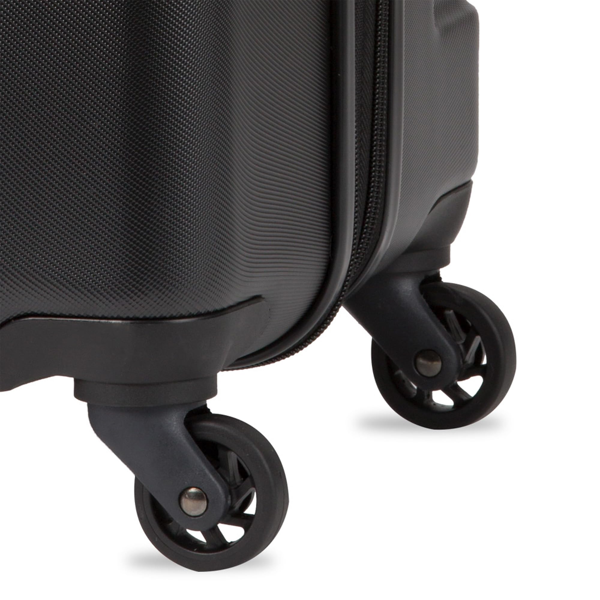 SwissGear 7366 Signature Hardside Expandable Luggage with Spinner Wheels, TSA Lock, Cup-Holder, Black, 3-Piece Set (19/23/27) - Image 9