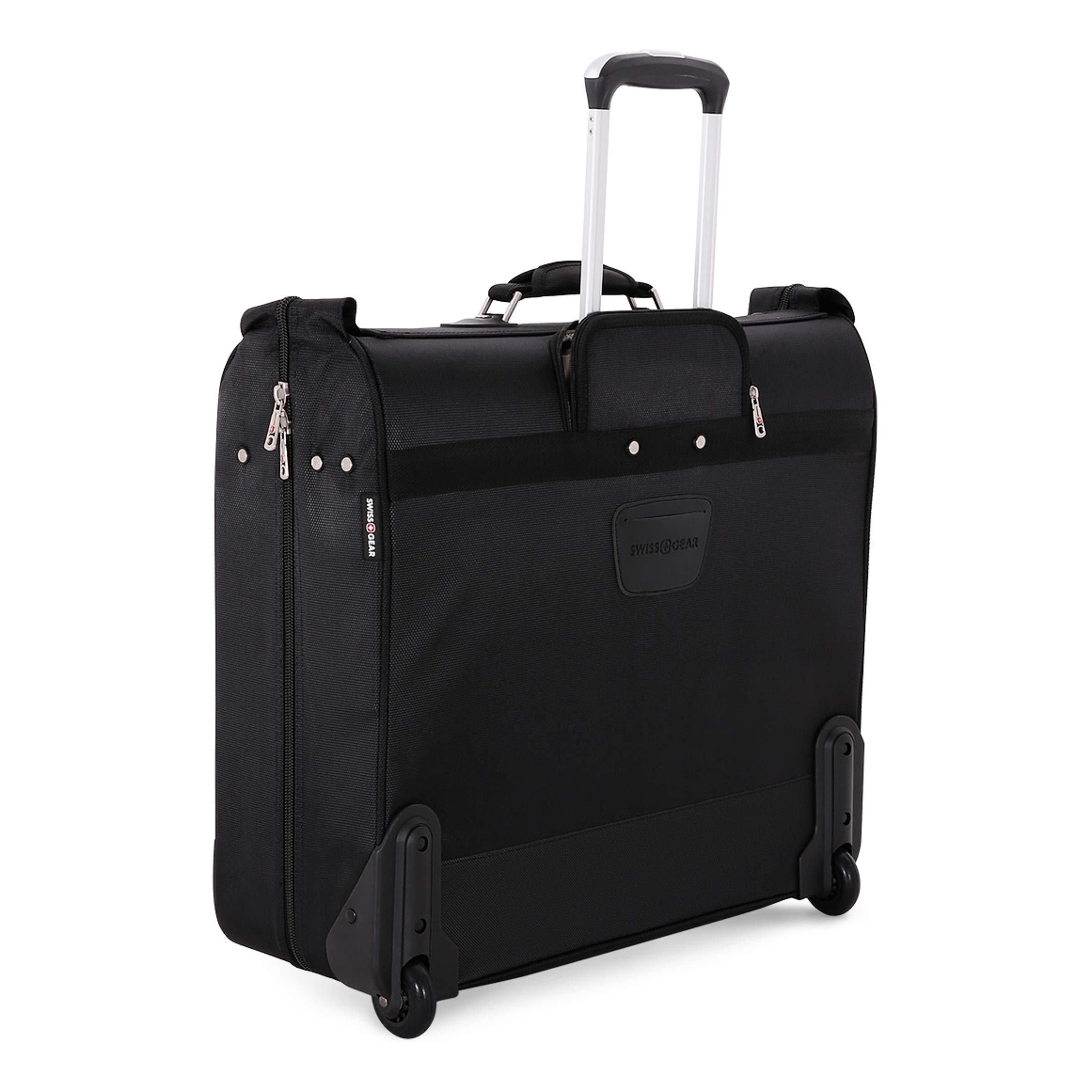 SwissGear 7895 Premium Rolling Garment Bag, Bonus Hanging Feature, Men's and Women's, 24-Inch Luggage - Black - Image 8