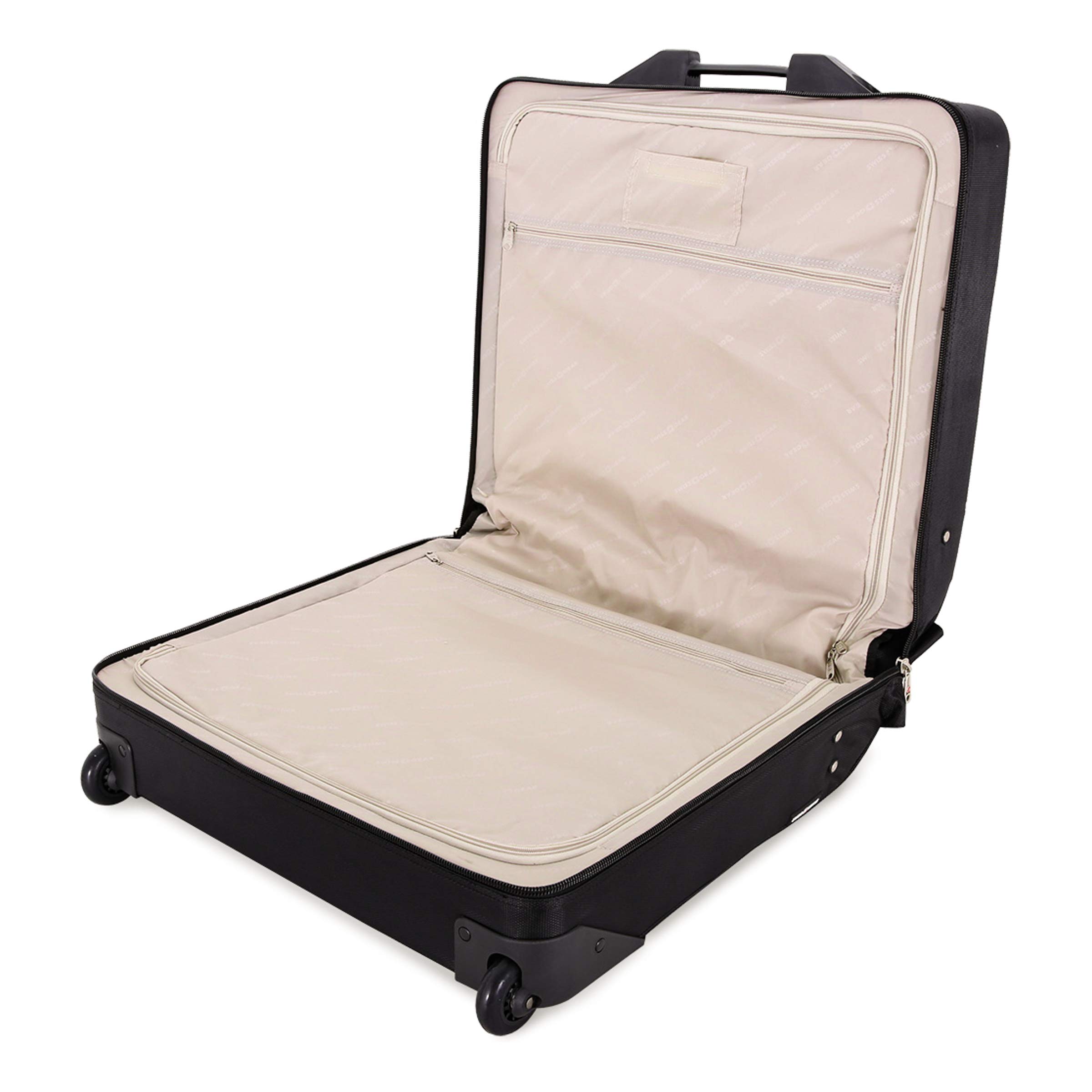 SwissGear 7895 Premium Rolling Garment Bag, Bonus Hanging Feature, Men's and Women's, 24-Inch Luggage - Black - Image 9