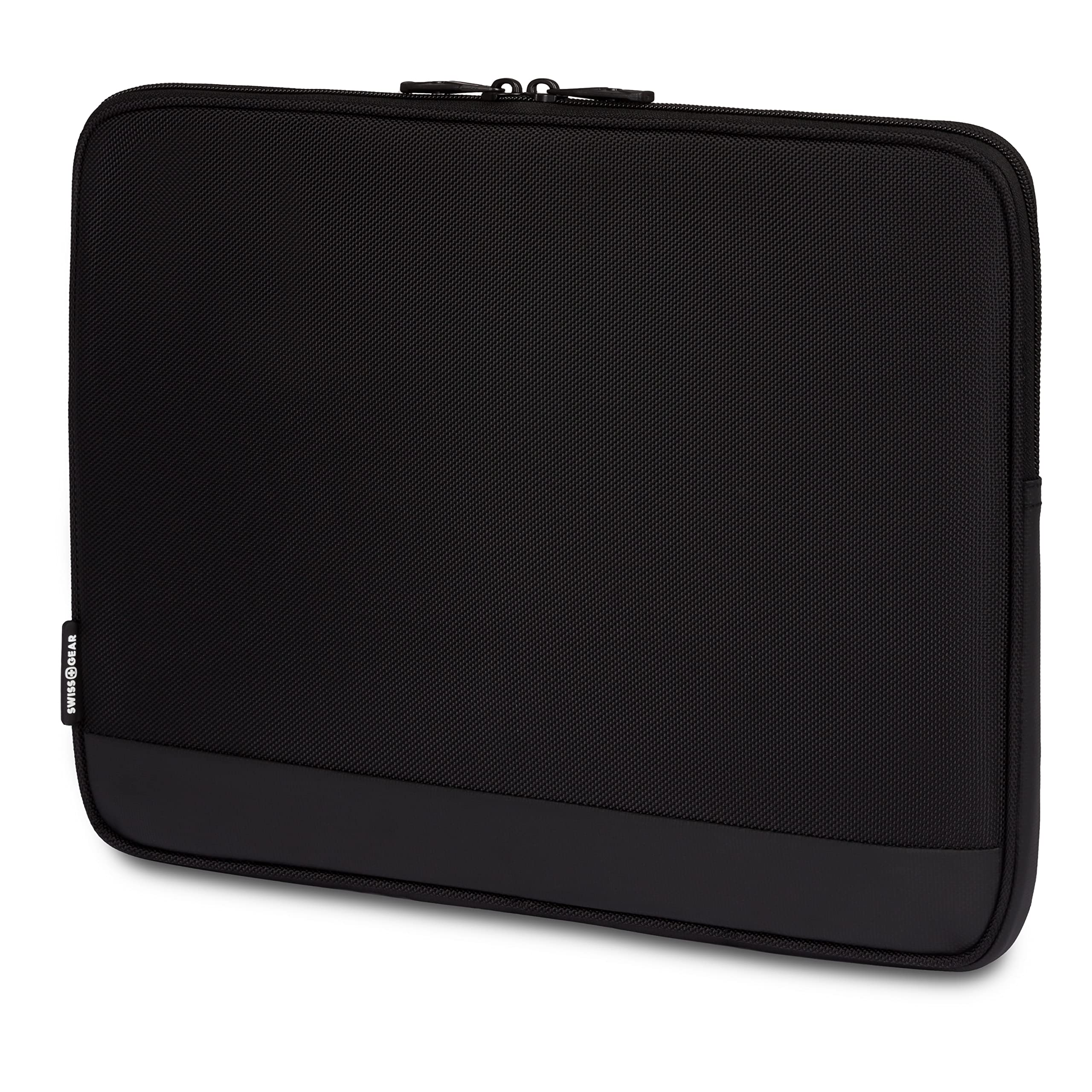 SwissGear Padded Zippered Laptop Sleeve, Micro-Twill Laptop Case with Fleece Lining & Front Webbing - Image 6