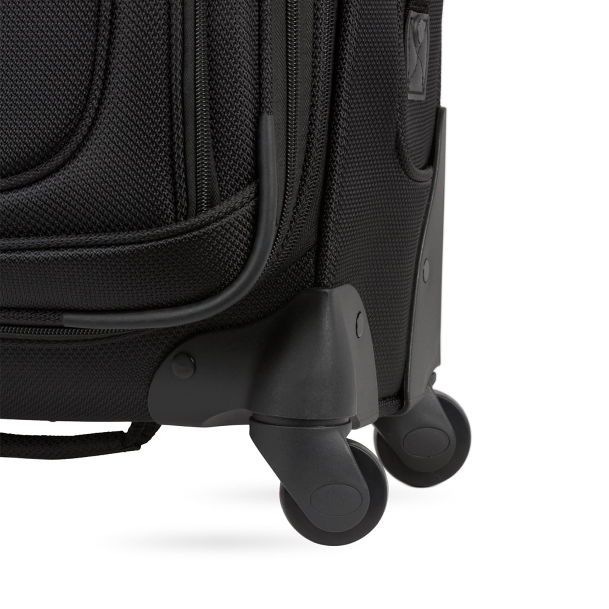 SWISSGEAR Sion Softside Expandable Spinner Luggage Durable Lightweight Travel Suitcase, Black, 3-Piece Set (21/25/29) - Image 9